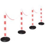 Aptvėrimo stulpelių ir grandinių rinkinys (Raudona)
