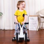 Vaikiškas balansinis dviratukas (Balta)