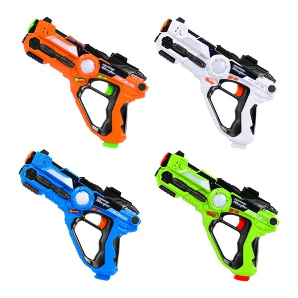 Žaislinių šautuvų rinkinys keturių režimų (Įvairiaspalvė)