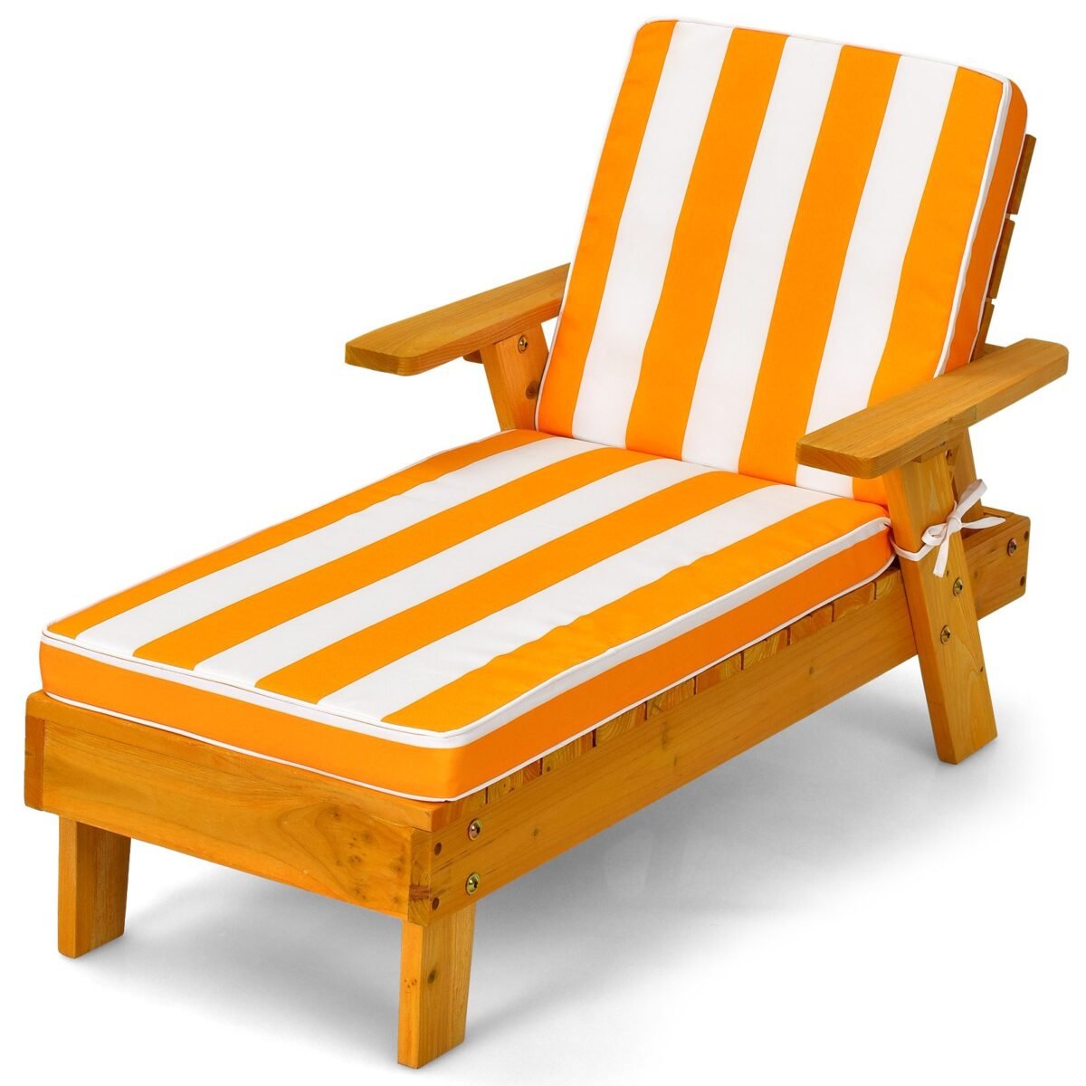 Vaikiška medinė gultavietė su skėčiu (Geltona)