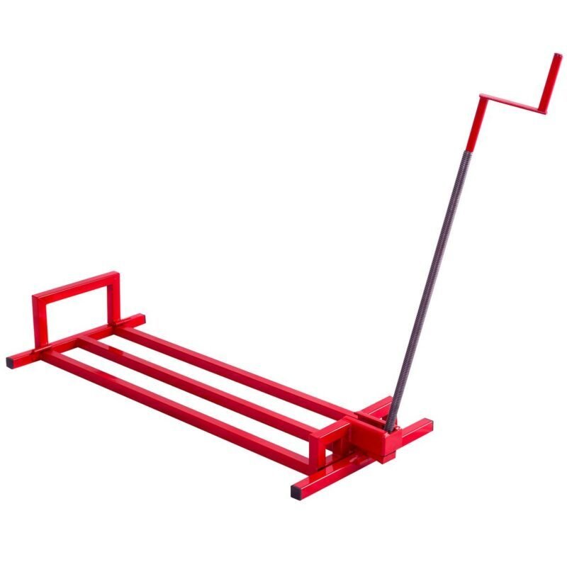 Universalus pakėlimo įrenginys žoliapjovėms ir traktoriukams 400 kg kėlimo galios (Raudona)