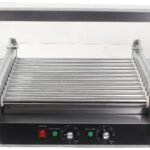 Profesionalus dešrainių grilis su 11 nerūdijančio plieno ritinėlių (Sidabrinė)