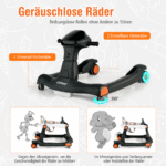 Stumdukas su muzikinėmis ir švieselėmis (Juoda)