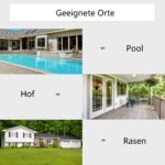 Lauko baldų komplektas iš poliratano su pagalvėlėmis (Balta)