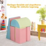 5 dalių minkštų putų blokelių rinkinys vaikams (Spalvotas)