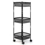 Universalus 3 pakopų sulankstomas vežimėlis (Juoda)