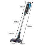 Rankinis dulkių siurblys su dideliu siurbimo našumu ir ličio jonų akumuliatoriumi (Mėlyna)