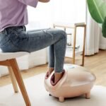 Elektrinis pėdų masažuoklis 5 režimų (Auksinė)