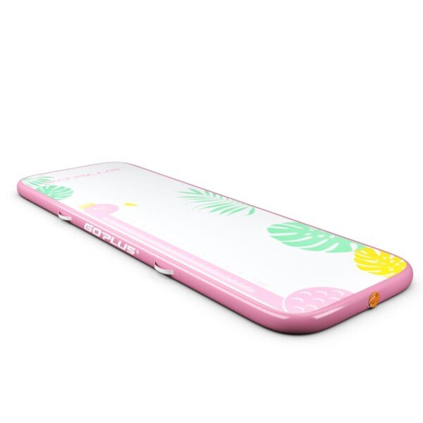 Pripučiamas gimnastikos kilimėlis 300 x 100 cm (Rožinė)