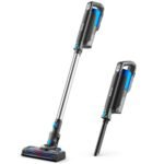 Rankinis dulkių siurblys su dideliu siurbimo našumu ir ličio jonų akumuliatoriumi (Mėlyna)