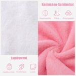 Šildoma antklodė su 9 šilumos lygiais ir laikmačiu (Rožinė)