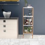 Daugiatikslis 4 arba 5 lentynų stovimas lentynų komplektas (Natūrali)