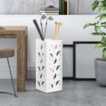 Stovai skėčiams su kabliukais (Balta)