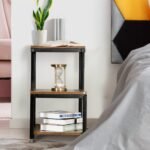 Stalelis su lentynomis 60x60x35 cm (Ruda)