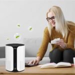 Stalinis oro valytuvas su trimis greičiais (Balta)