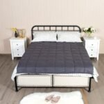 Svorinė antklodė su medvilnės užvalkalu (Pilka)