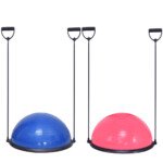 Balansinis treniruoklis kamuolys jogai ir pilatesui (Rožinė)