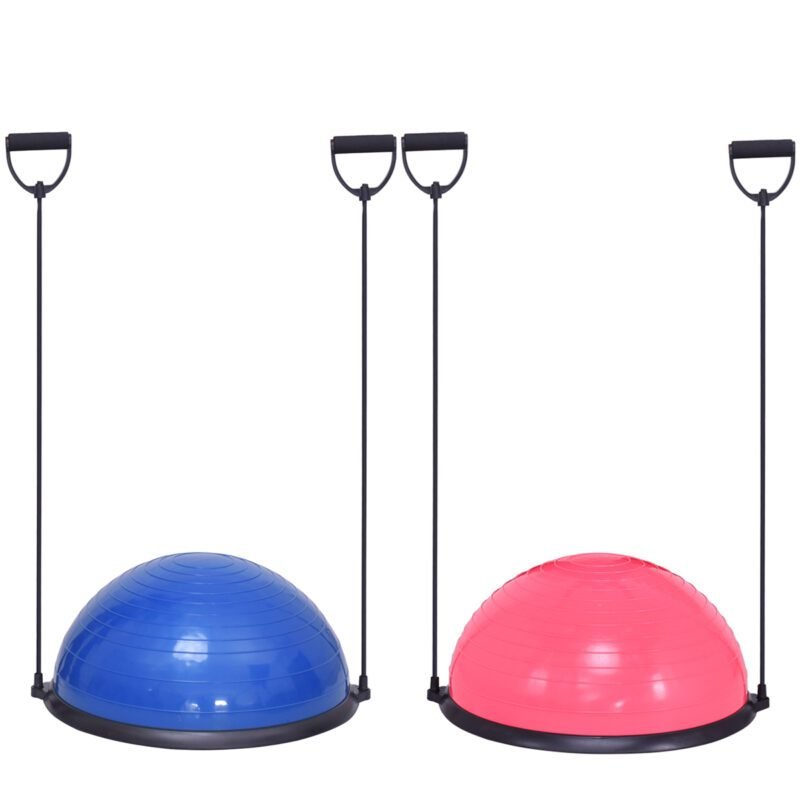 Balansinis treniruoklis kamuolys jogai ir pilatesui (Rožinė)