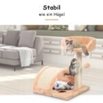 Kompaktiška kačių draskyklė su sizalio stulpu (Tamsiai mėlyna)