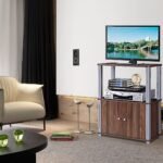 TV spintelė su 2 atviromis lentynomis 60 x 29 5 x 75 cm (Ruda)