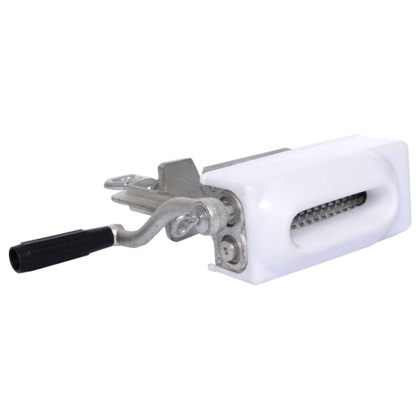 Ketaus mėsos minkštinimo aparatas-steikeris su dviem volais (Balta)