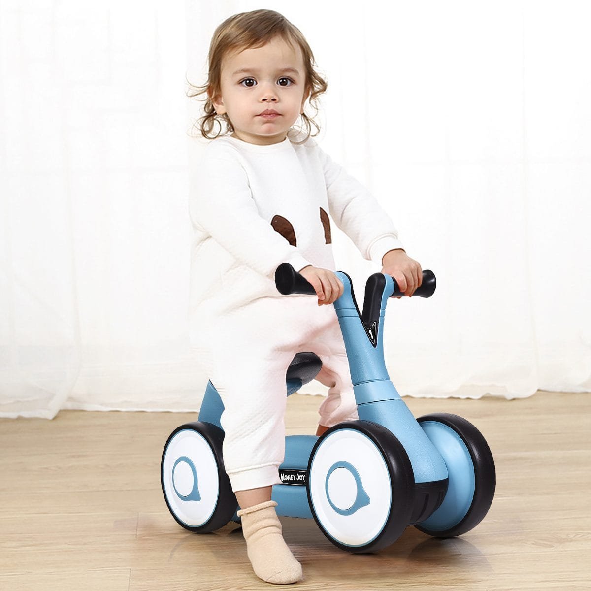 _3_7_5 Vaikiškas balansinis dviratukas 59x29x40 cm (Mėlyna)