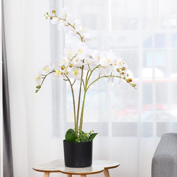 Dirbtinis Dekoratyvinis Augalas – 75 cm aukštas (Balta)