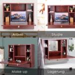 Sieninis sulankstomas rašomasis stalas (Ruda)