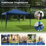 Pop-up paviljonas 3x3m lauko pramogoms (Mėlyna)