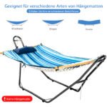 Metalinis hamako stovas 150 kg (Juoda)