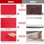 Sodo osmanai su pagalvėlėmis 2 vnt (Raudona)