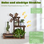 Medinis daugiaaukštis augalų stovas (Ruda)