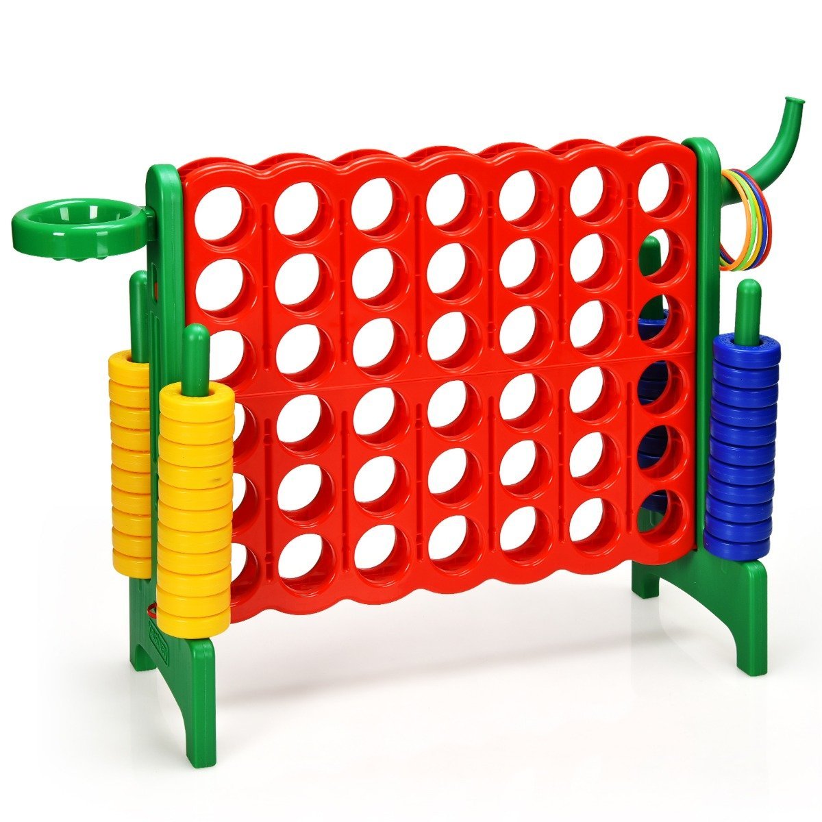4-gewinnt-jumbo-4-gewinnt-set-sp37521gn_1__1 Didysis žaidimas „4 eilėje“ 84x33x79 cm (Žalia)