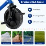 Vaikiškas balansinis dviratis 4in1 su reguliuojamu vairu (Mėlyna)