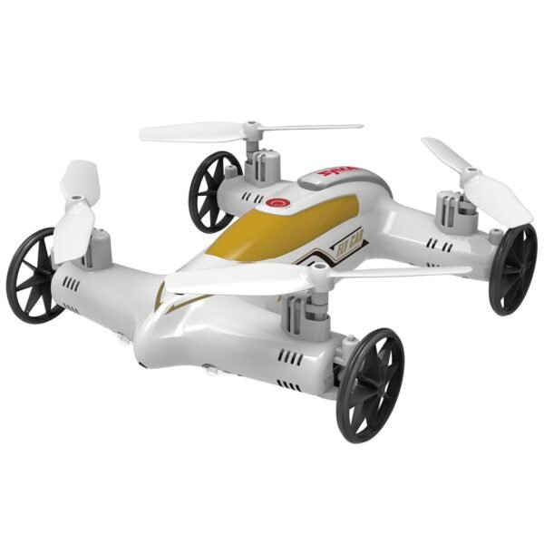 Syma X9 RC Kvadracopteris su 2in1 Skraidymo ir Važiavimo Funkcija (Balta)