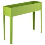 Pakeltas metalinis lysvės gėlynas (Žalia)