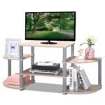 TV staliukas su šešiomis kojelėmis 128 5 x 39 5 x 57 cm (Natūrali)