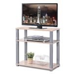 TV staliukas su 4 kojelėmis 60x29 5x57 cm MDF (Natūrali)