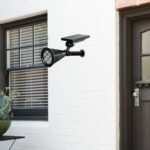 Saulės šviestuvų rinkinys su LED atsparus vandeniui (Juoda)