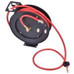 Automatinis 15 m suspausto oro žarnos būgnas (Juoda)