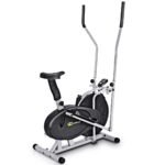 Elipsinis treniruoklis su reguliuojamu aukščiu ir integruotu kompiuteriu (Juoda)