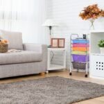 Mobilus 6 stalčių laikymo vežimėlis (Spalvotas)