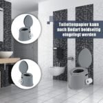 Nešiojama kemperio tualeto sistema (Pilka)