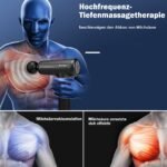 Masažinis pistoletas su 20 greičio lygių ir 6 galvutėmis (Juoda)