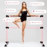 Profesionalus reguliuojamo aukščio mobilus baleto stovas (Rožinė)