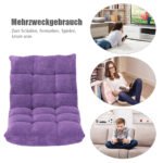 Reguliuojamo atlošo grindinė kėdė (Violetinė)