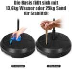 Reguliuojamo aukščio bokso treniruočių stovas (Raudona)