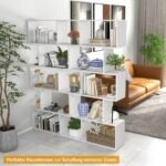 5 pakopų atviras kampinis stovas (Balta)