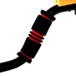 Profesionalus metalo detektorius su vandeniui atspariu paieškos antgaliu ir LCD ekranu (Geltona)