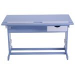 Reguliuojamas aukščio ir pasvirimo kampo vaikiškas rašomasis stalas (Mėlyna)